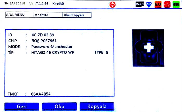 AFT. PEUGEOT 206+ REMOTE 433 MHZ