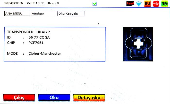 MICRA OBD PCB TRANSPONDER