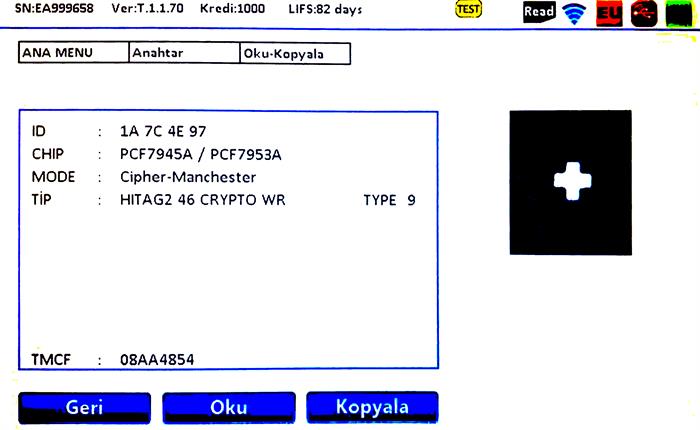 IEA BMW 3 5 SERİSİ  BUTON HITAG2 868MHZ