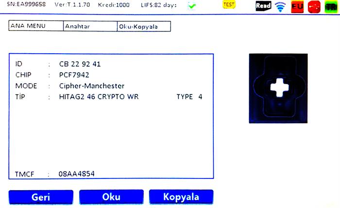 IEA BMW 7 SERİSİ 4 BUTON SMART  868MHZ