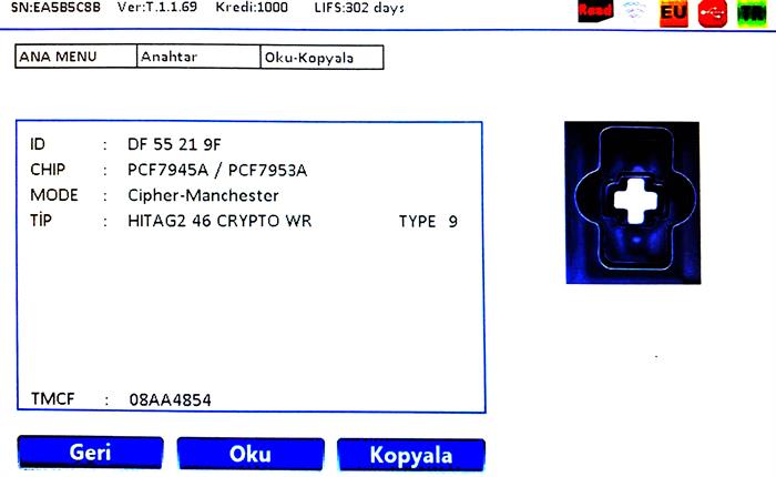 IEA (3-5-X) SERİSİ 315MHZ ANAHTAR KEYLESS GO