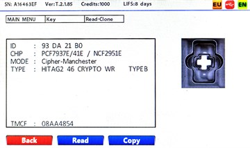 IEA CADILLAC 3+1 BUTON HITAG2 315MHZ