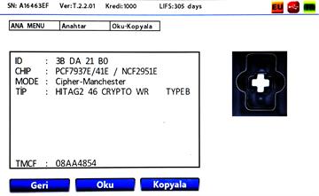IEA CADILLAC 5+1 BUTON HITAG2 315MHZ