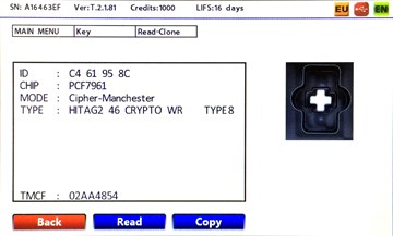IEA CHRYSLER  ID46 315MHZZ
