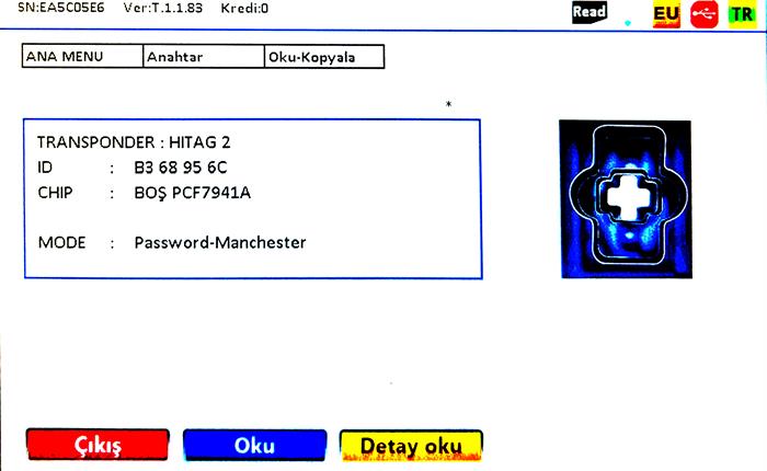 İEA-PEU-CIT 2-3 BUTONN PCF7941 433MHZ KİLİDİ AÇILABİLİR (ASK-FSK)