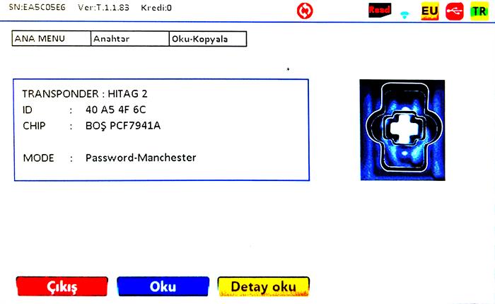 İEA-PEU-CIT 2 BUTONN PCF7941 433MHZ KİLİDİ AÇILABİLİR (ASK-FSK)