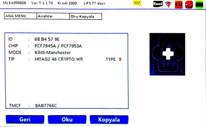 IEA FIAT FREEMONT SMART  433MHZ