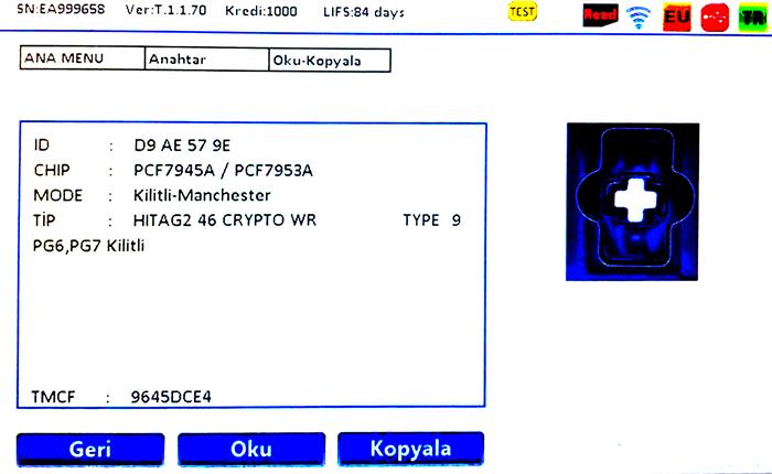 IEA FIAT FREEMONT 433MHZ PCF7945A