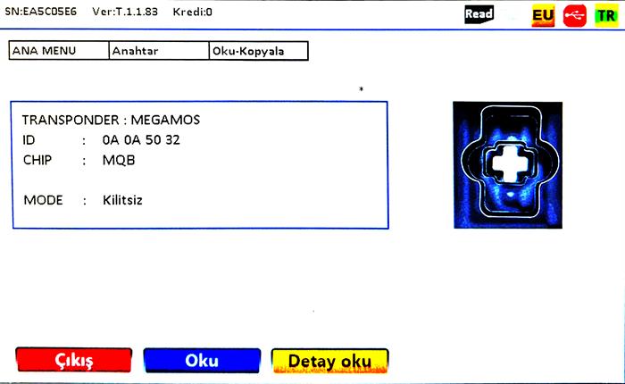 IEA-FIAT EGEA 3 BUTON 433MHZ MEGAMOS AES SUSTALI
