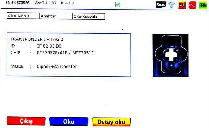 IEA GMC HITAG2 433MHZ SMART