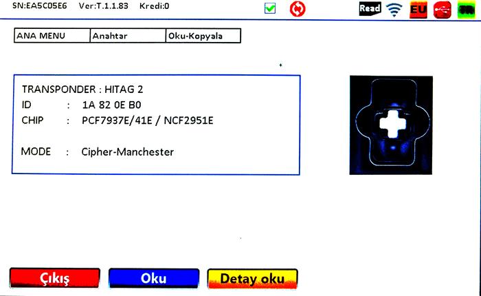 IEA GMC 5 BUTON HITAG2 433MHZ SMART