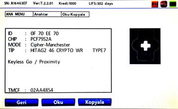 IEA HYUNDAI İ35 NEW ELENTRA  ID46 433MHZ