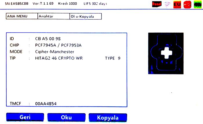 IEA HYUNDAI I10  433MHZ