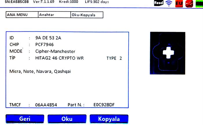IEA NİSSAN 2 BUTON 433MHZ