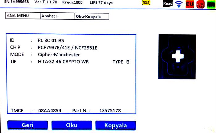 IEA OPEL ASTRA J ID46 433MHZ