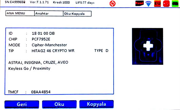 IEA OPEL ASTRA J GM-BUICK ANAHTARSIZ ID46