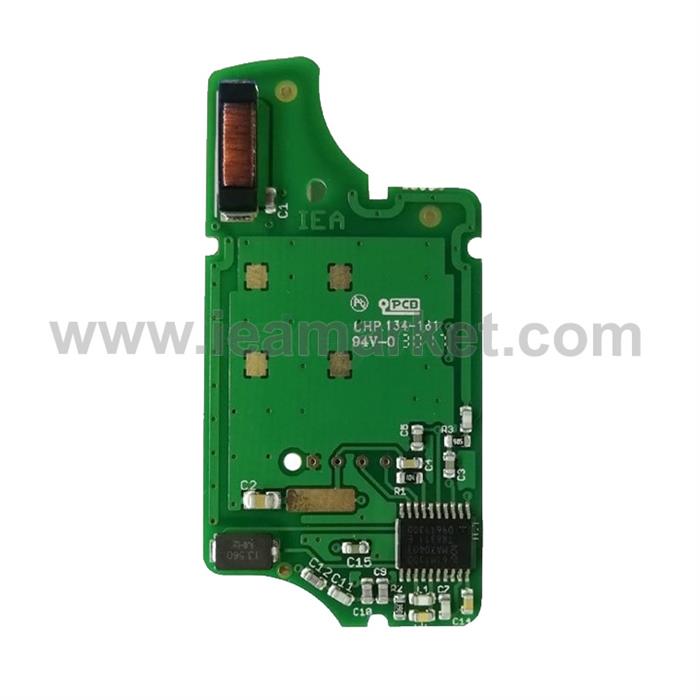 IEA ÜRETİMİ RENAULT 3 BUTON SUSTALI KUMANDA 433/433MHZ NEW HITAG AES 7961M (SADECE BOARD)