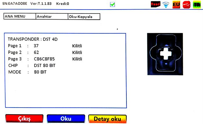 P1-37-TOYOTA İÇİN KULLANILAN 4D 60 80 BIT CHIP