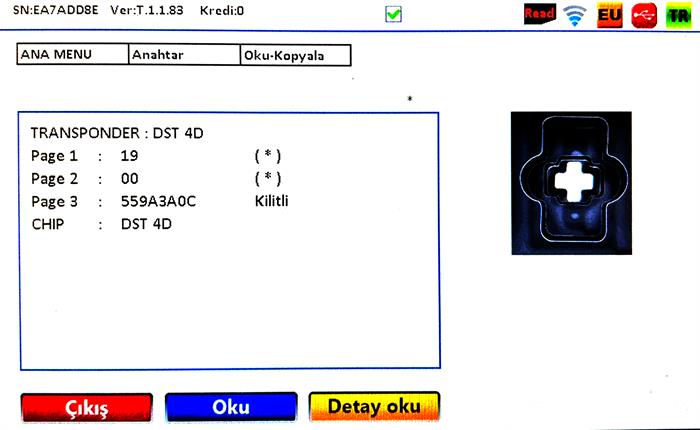 4D-61 TRANSPONDER 40 BIT