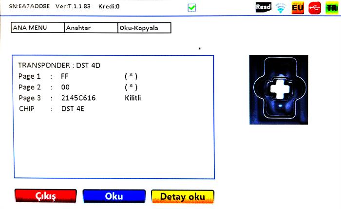 4D 64 CARBON TRANSPONDER 40 BIT