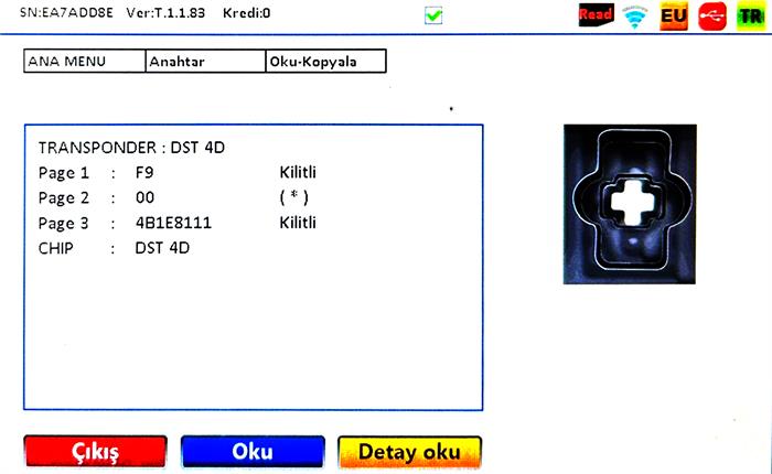 4D 65 CARBON TRANSPONDER 40 BIT