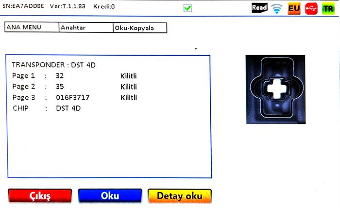 4D 67 KARBON TRANSPONDER 40 BİT
