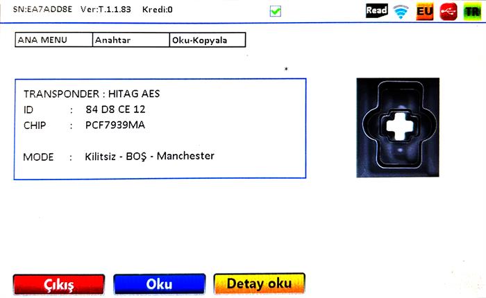 HITAG AES TRANSPONDER TYPE 1