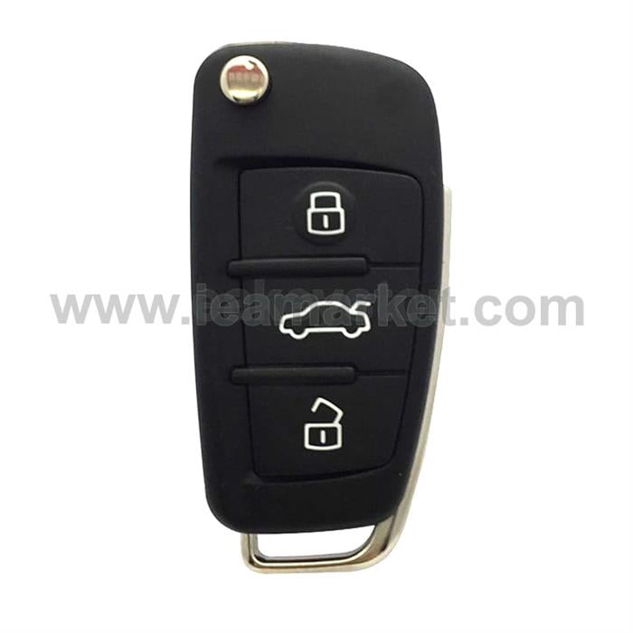 ORJİNAL AUDI MQB MEGAMOS AES 3 BUTON 434 MHZ SUSTALI KUMANDA (A1-A3-Q1-Q2-Q3 2013+)