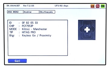 ORJ. BMW F SERİSİ HITAG PRO ANAHTARSIZ 868MHZ