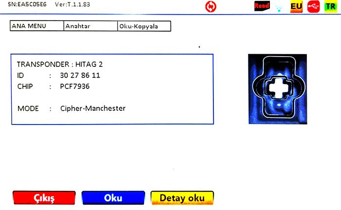 ORJ. CHEVROLET CAPTIVA ID46 433MHZ