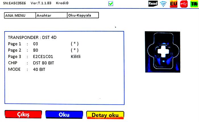 ORJ. FORD MONDEO 3  BT DST63 80 BIT 434 MHZ