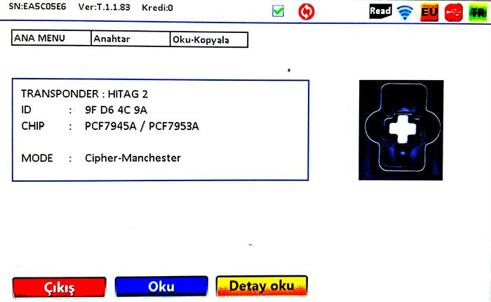 ORJ. HYUNDAI I10 ID46  433MHZ