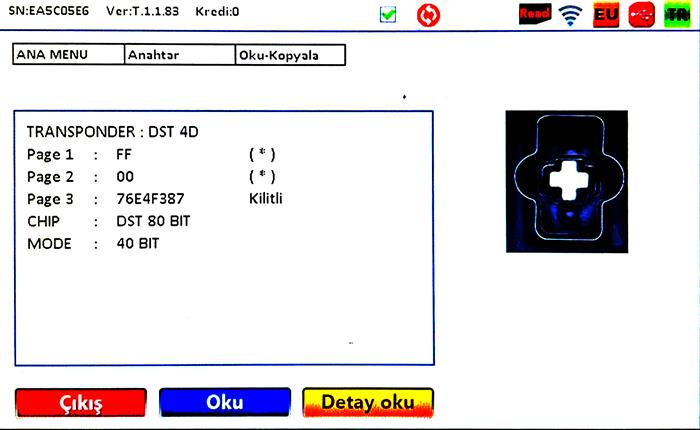 ORJ. HYUNDAI İ30 3 BUTON DST 80 BIT 433MHZ