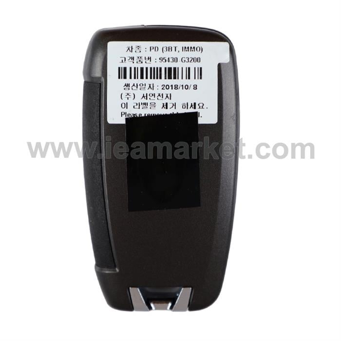 ORJ. HYUNDAI İ30 3 BUTON DST 80 BIT 433MHZ