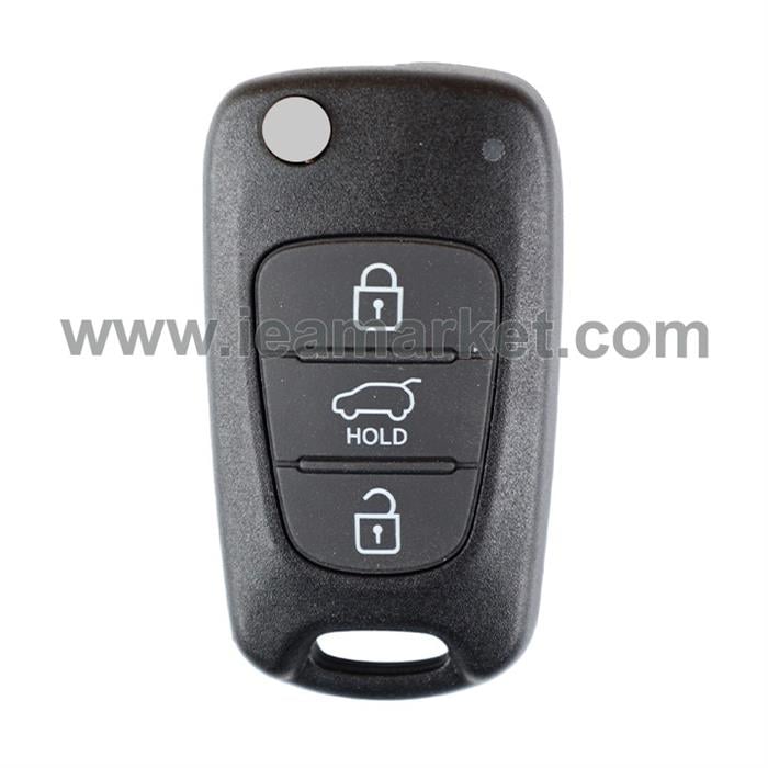 KIA ORJINAL 3 BUTON SUSTALI ANAHTARLI PCF7936 - 433MHZ (682)