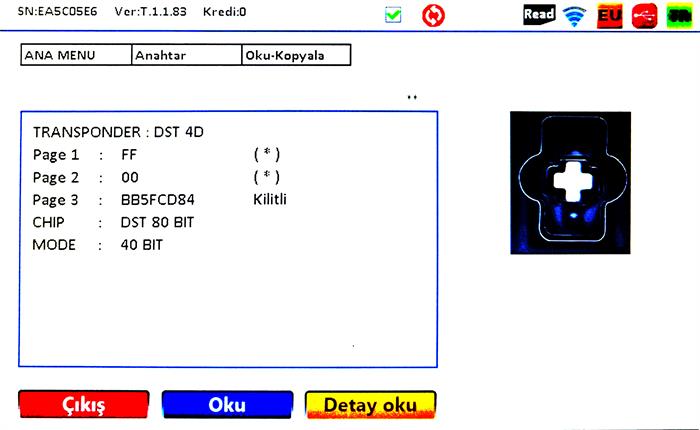 ORJİNAL KIA SPORTAGE 3 BUTON 4D60 80BIT 434 MHZ SUSTALI KUMANDA