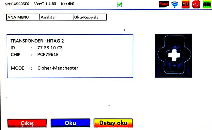 ORJ.OPEL ASTRA-K HITAG2 433MHZ