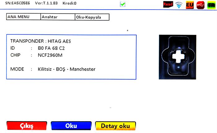 ORJİNAL OPEL COMBO HITAG AES 3 BUTON 433 MHZ -NCF2960M SUSTALI KUMANDA