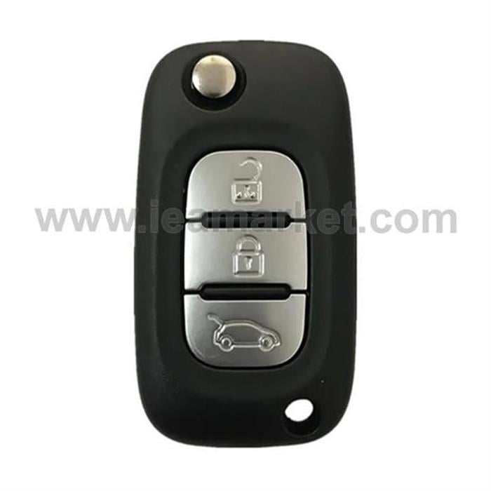ORJİNAL RENAULT FLUENCE MEGANE III ORIJINAL 3 BUTON SUSTALI KUMANDA ANAHTAR PCF7961 - 433MHZ