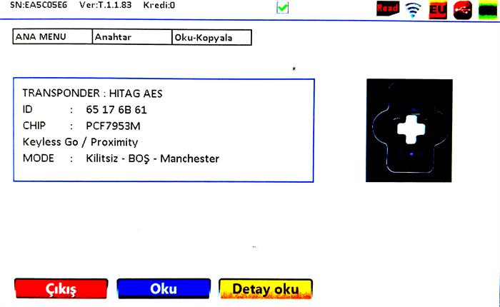  MEGANE İÇİN 4 HITAG AES 433MHZ