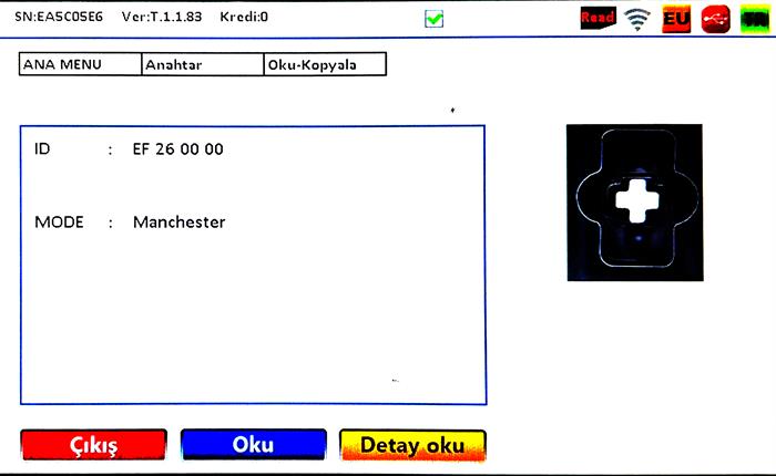 ORJ. WW UDS 3 BUTON 48 WW CANBUS 433MHZ