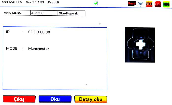 ORJ. WW AMAROK 2 BUTON 48 MEGAMOS 433MHZ