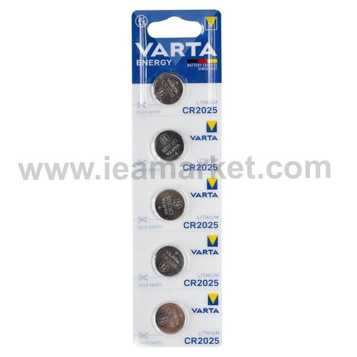 VARTA LİTYUM PİL CR 2025  (5Lİ PAKET) 