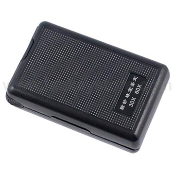 SLAYT TİPİ IŞIKLI BÜYÜTEÇ (SİYAH RENK)