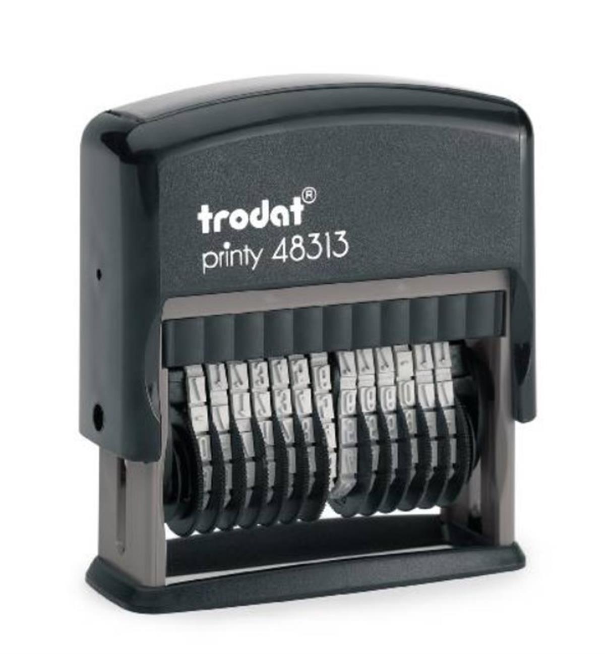 Trodat 48313 Tarihli Numaratör 3.8 mm - Türkçe Tarih ve 7 Hane Sayı ile