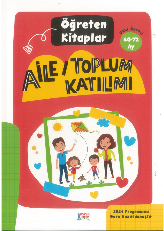 Minik Ada Yayınları Öğreten Kitaplar -Aile Katılımı Set - 60-72 ay