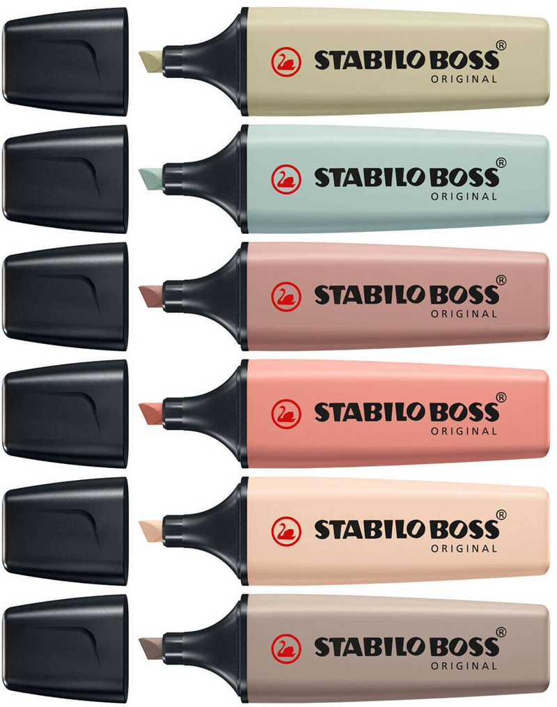 Stabilo Fosforlu Kalem Boss Naturecolors Set 6 Lı 70/6-2-2