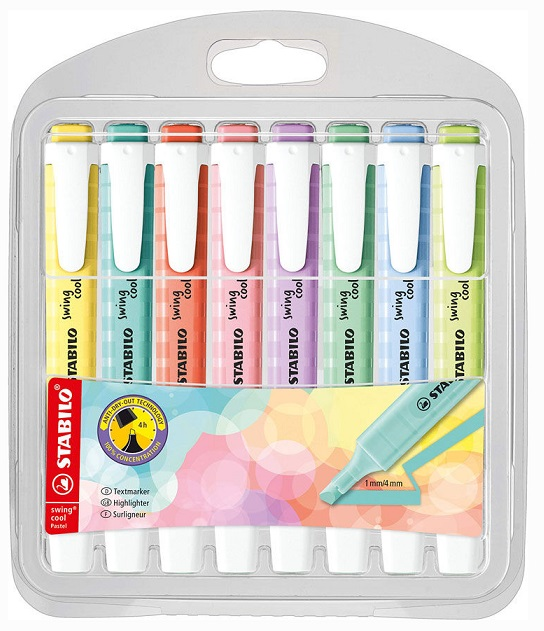 Stabilo Fosforlu Kalem Swing Cool Pastel Set 8 Lı 275/8-08-1