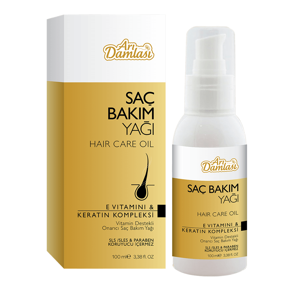 Bitkisel İçerikli Saç Bakım Yağı 100 mL