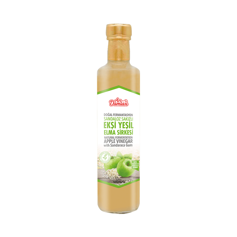 Sandaloz Sakızlı Ekşi Yeşil Elma Sirkesi 500 mL